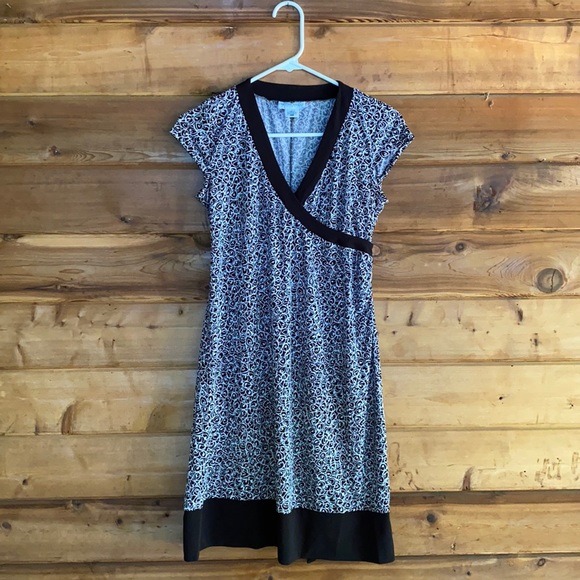 Motherhood Maternity Black & White Print Dress